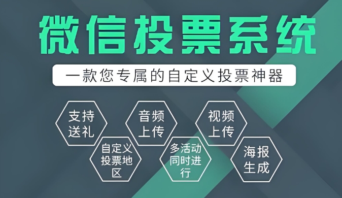 微信投票制作系统小程序附带模板案例的有哪些